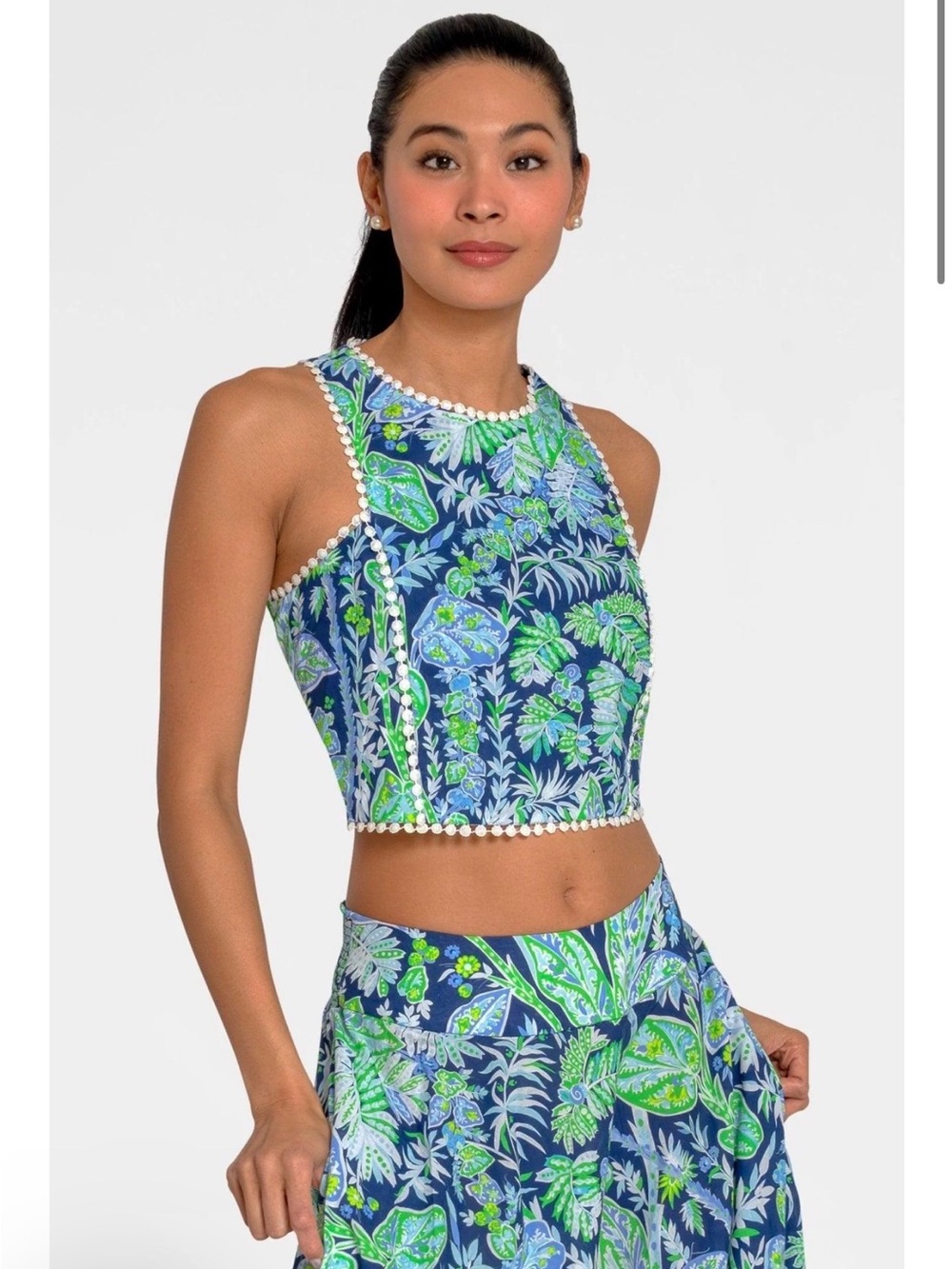 Gretchen Scott Sexy Summer Top Vintage Vines XL